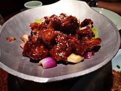 蒜香蜜汁排骨-绿茶餐厅(蓝色港湾店)