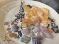芒果椰汁仙草粿-翁林甜品