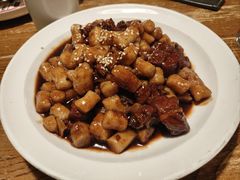 仔排炒年糕-新白鹿餐厅(龙游路总店·杭帮菜名店)