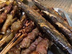 烤秋刀鱼-毛胡子牛羊餐馆(武宁路店)