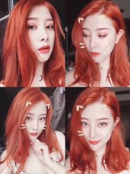 好看的橙蜜色-简法造型·品牌形象店