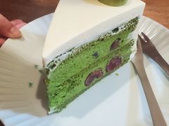抹茶草莓蛋糕-猫里有甜
