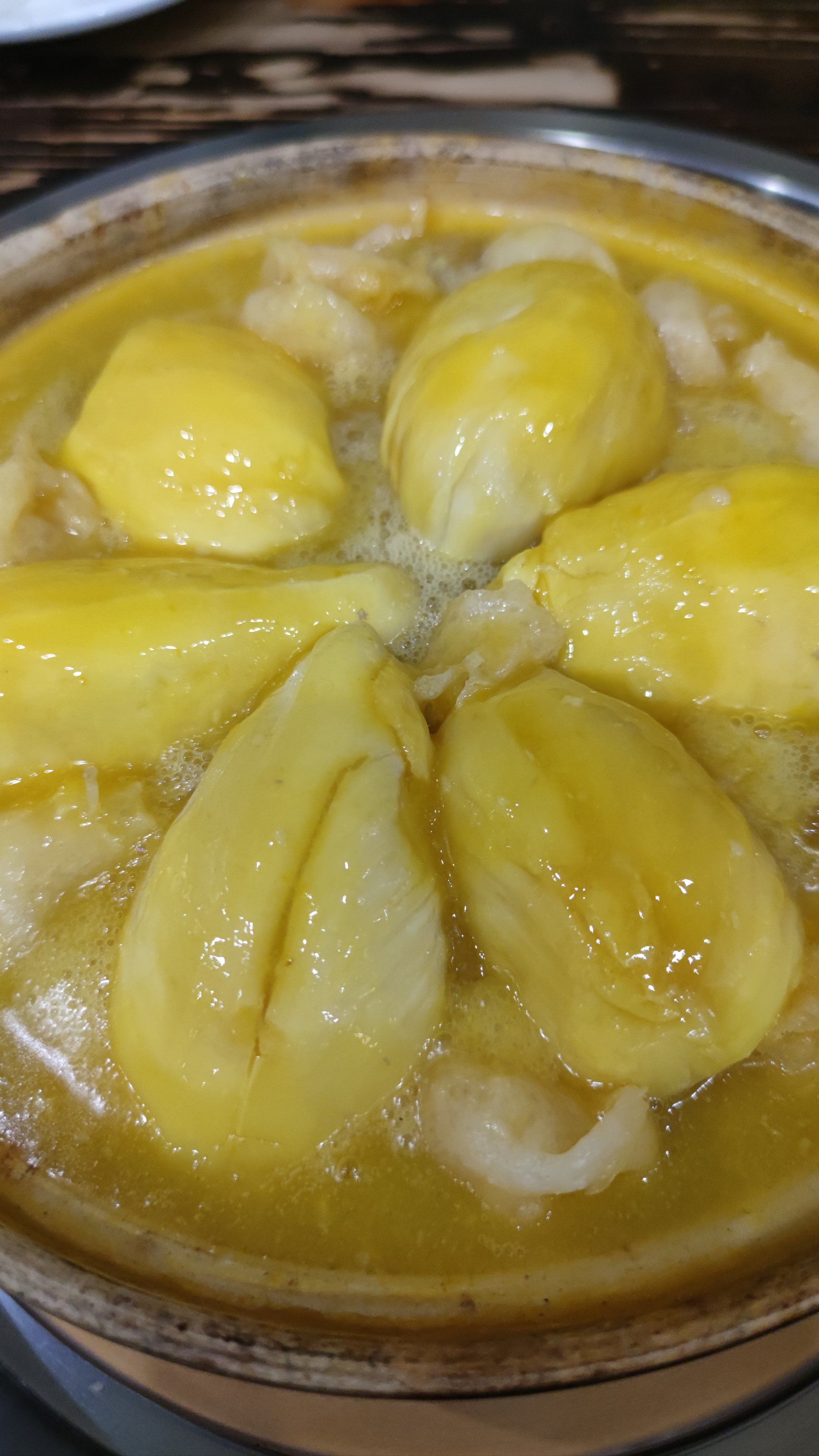 冬日的滋补佳品～榴莲鸡煲