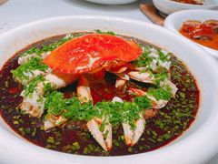 黑豚肉蒸膏蟹-京参園海鲜餐厅