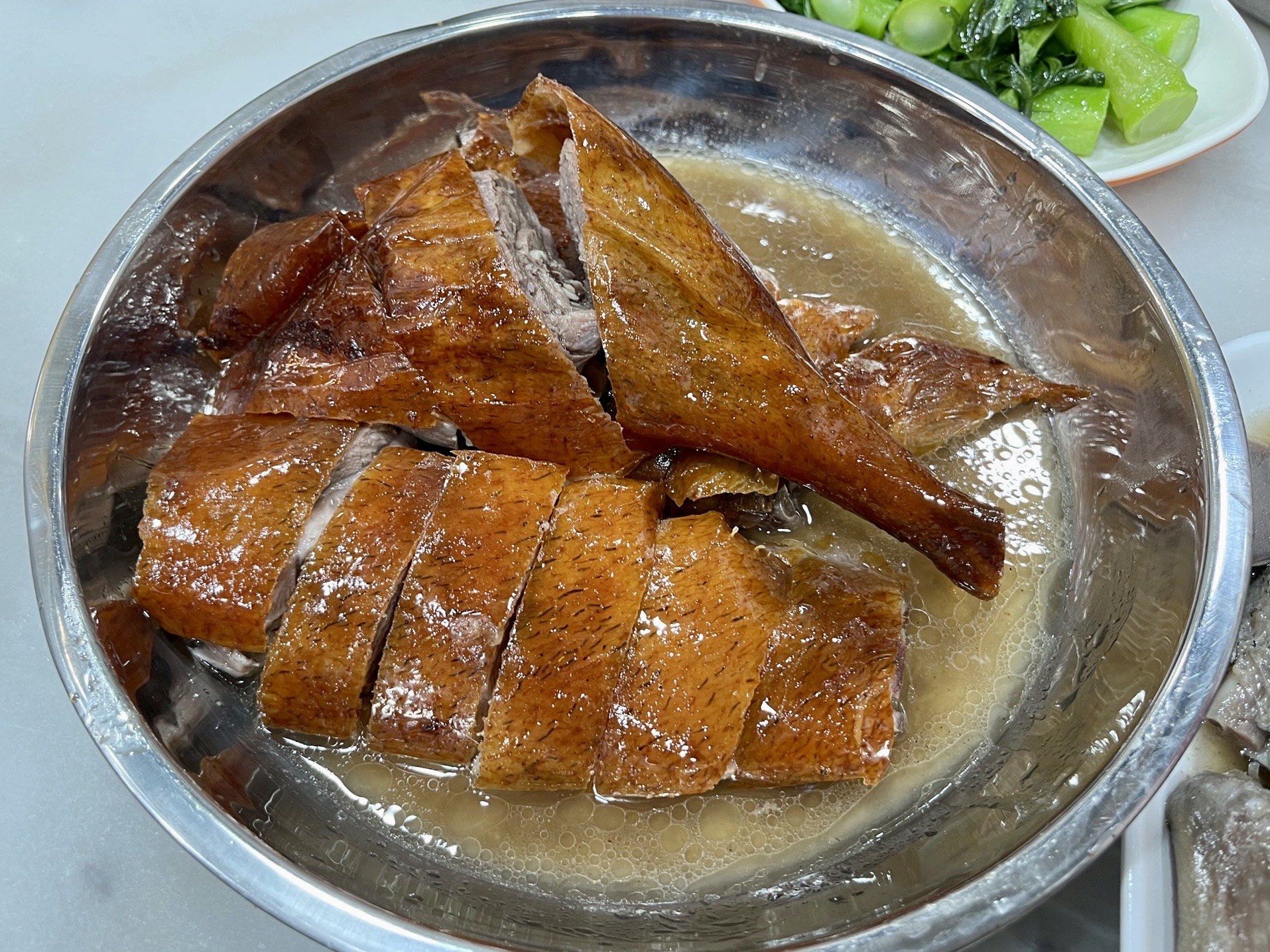 玻璃脆皮烧鹅的快乐