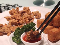 炸菜果拼炸醋肉-闽南厝·闽南菜(福隆店)