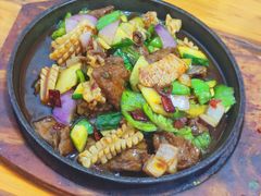鱿鱼爆牛肉铁板-卢庄(江汉路店)