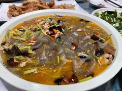 肉丝拉皮-老院子饭店·鲁菜·海鲜·家常菜