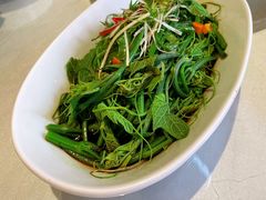 油淋丝瓜尖-盛百味·家宴餐厅(霸州分店)