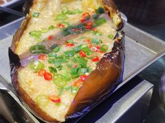 烤茄子-黑门烤肉