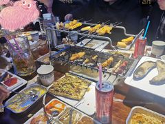 自助取餐区-三个蒙古大叔羊肉串(大宁店)