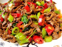 小炒牛肉丝-京城小江南·北京烤鸭·江南土菜·白鱼(中关村店)