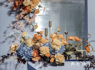 婚礼策划种草 冷蓝暖橙