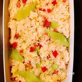 黄瓜红椒火腿鸡蛋炒饭  超丰富的蛋炒饭