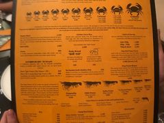 菜单-Ministry of Crab(科伦坡店)