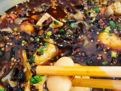 黑竹香鸡锅中雪豆-黑竹香鸡(营和巷店)