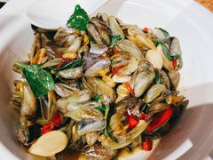 金不换炒薄壳米-陈鹏鹏潮汕菜(欢乐海岸 海边景观店)