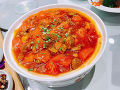 砂锅番茄烧牛肉-老牌坊鲁菜名店(美莲广场店)