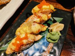 火炙三文鱼寿司四味-鸟鹏烧鸟居酒屋(熙龙湾店)