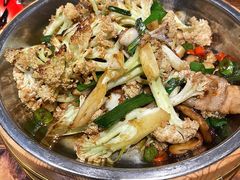 大盆有机菜花-呱呱叫民俗风味主题餐厅(沣峪口店)