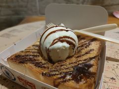香草冰淇淋厚吐司-阿信厚吐司(曾厝垵店)