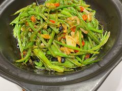 砂锅扁豆丝-万荣烤鸭店·北京菜(天坛店)