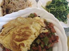 茄子肉丁小公鸡双拼拌面-文三里屯面馆(三里屯店)
