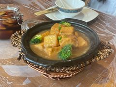 自制鲍汁豆腐煲-李记潮汕砂锅粥(营福路店)