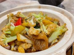 煲香菜花-106餐厅北京菜.烤鸭(百子湾店)