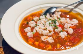 Creamy Tomato Shrimp Balls