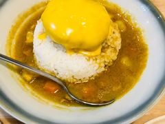 芝士牛肉汉堡咖喱饭-红小满休闲餐厅(十全街店)