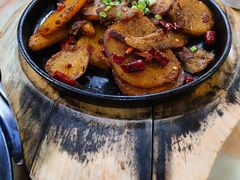 铁板土豆片-李师傅脆肚(梅林店)