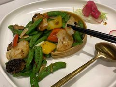 碧绿菌皇炒带子-喜粤8号(四海唐人街店)
