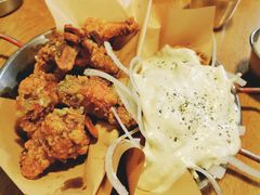 炸鸡翅一半一半-富乐满韩国正宗炸鸡韩国料理(虹泉路店)