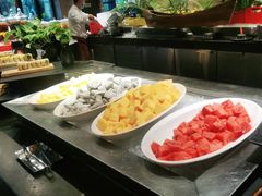 自助取餐区-美食汇自助餐厅(兰州万达文华酒店)