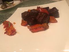 青尖椒蒜片爆和牛-天龙轩(香港丽思卡尔顿酒店)
