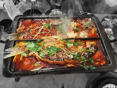 炭火烤鱼-斗鸡饭场伙·川菜(浆洗街店)