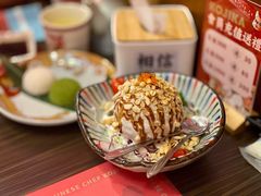 温泉蛋爆浆土豆泥-仙隐小鹿中华料理(南宁万象城店)