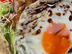 生炸鸡腿蛋饭-食运茶餐厅(文化宫店)