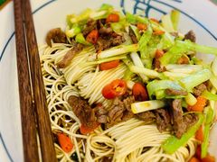 韭黄炒牛肉-刘氏三和面馆