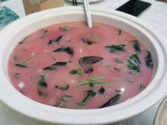 皮蛋小米菜汤-勐巴拉云顶餐厅