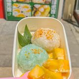 边走边吃的芒果糯米饭 一口魂穿泰国街头