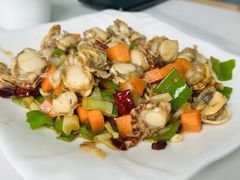 葱爆威海扇贝-威海渔村(静安旗舰店)
