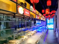 自助取餐区-渔民船说·北塘海鲜·天津菜·海肠捞饭(北塘古镇店)