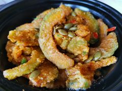 兰花蛋黄焗南瓜-若蘭慈·无国界素食料理(欢乐海岸店)