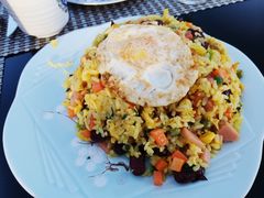 摘星阁招牌炒饭-敦煌山庄摘星阁