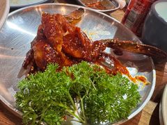 韩式辣酱蟹-明洞阿姨·韩式酱蟹烤肉·创意料理(三元桥店)