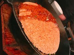 一个锅巴和时蔬-薇酌饮·陕西菜(南门外店)