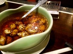 古越陈酿煮花螺-杭州西子湖四季酒店·金沙厅