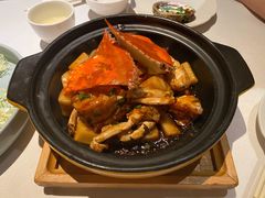 梭子蟹炒年糕-玫瑰厅上海菜(兴国路店)